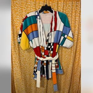 Vintage Cypress Color Block Robe